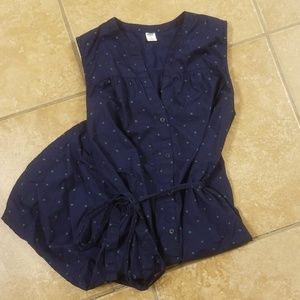 🌻3/$15 Navy Blue shirt dress
